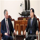 북미,정상회담,면담,전달,실장