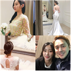 김상혁,송다예,사진,웨딩드레스,결혼