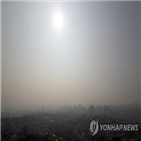 농도,서울,초미세먼지,평균,하루