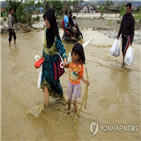 산사태,홍수,지역,파푸아,인도네시아