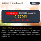 외국인,현대바이오,순매도,차트