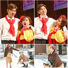 부부,촬영,모습