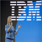 IBM,주당,감소