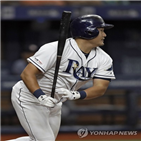 최지만,대타,미국