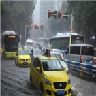 폭우,중국