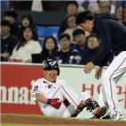 정근우,한화,부상