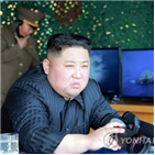 전술유도무기,북한,김정은,위원장,중앙통신,미사일,훈련,사진,발사,방사포