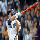 홈런,양의지,자릿수