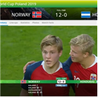 홀란드,노르웨이,월드컵,전반