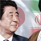 이란,총리,아베,긴장