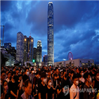 홍콩,상장,연기,달러,시위,최근