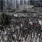 홍콩,시위,시위대,시민,주변,이날