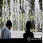 서울,폭염,기온,먼바다,최고