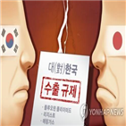 한국,일본,사안,정부,부적절,문제,수출,거론