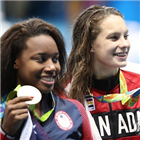 자유형,여자,올림픽,금메달,세계기록,대회