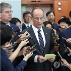 북한,당국자,장관,질문,폼페이,한미일,관련,일본