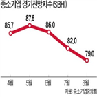 중소기업,업종,소폭