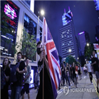 홍콩,중국,사이먼,영국,관련,총영사관,시위