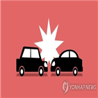 사고,발견,현장,경승용차