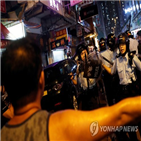 경찰,앤서니,시위대,탱크맨,경찰관,홍콩