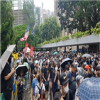 홍콩,시위,시위대,건물,중국,이날,경찰,검거,우산,중련판
