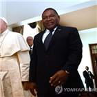 모잠비크,교황,평화협정,프란치스코,대통령,지도자