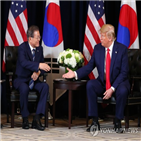 대통령,트럼프,북한,대해,정상회담,행동,논의