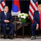 한일,대통령,노력,질문,회담,양국,트럼프,문제