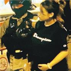 경찰,시위대,체포,홍콩,시위,임신부,복면금지법