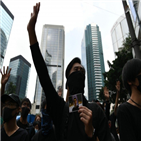 홍콩,호텔,시위,가량,취소,전시회,하락