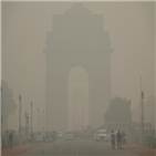 대법원,정부,뉴델리,인도,대기오염,대기,발생