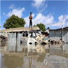 폭우,소말리아,남수단,이재민,홍수