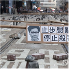 홍콩,시위대,캠퍼스,공격,인민일보