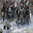 홍콩,경찰,이공대,시위대