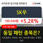 SK우,시각,1만9166주