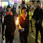 중국,홍콩,체포,혐의