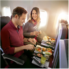기내식,음식,비행기,선택,서비스,승객,클래스,먹는,터키,요리사