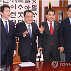 예산안,본회의,처리,원내대표,여야,한국당,10일