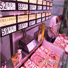 돼지고기,중국,가격,공급,비축분