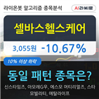 셀바스헬스케어,하락세,시각