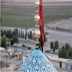 모스크,깃발,이란,붉은