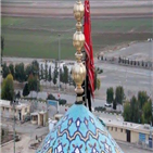 모스크,깃발,이란,붉은