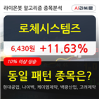 로체시스템즈,주가,보이