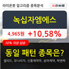 녹십자엠에스,시각,차트