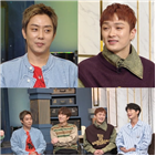 은지원,멤버,토니,김재덕,잔소리