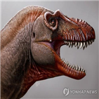 공룡,티라노사우루스,캐나다,화석,두개골,발견