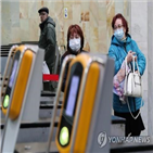 착용,마스크,의무,러시아