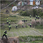 경찰,수색,실종자,피의자,휴대전화,확인