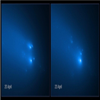 혜성,관측,아틀라스,허블,파편,조각