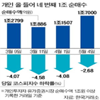 순매수,개인,매수,증시,반등,진입